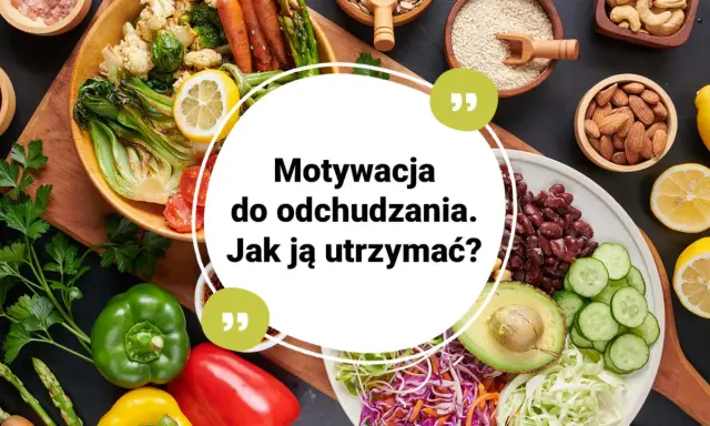 Zdrowe jedzenie i motywacja do odchudzania. Jak utrzymać zapał? Na talerzu warzywa, fasola, orzechy i cytryny.