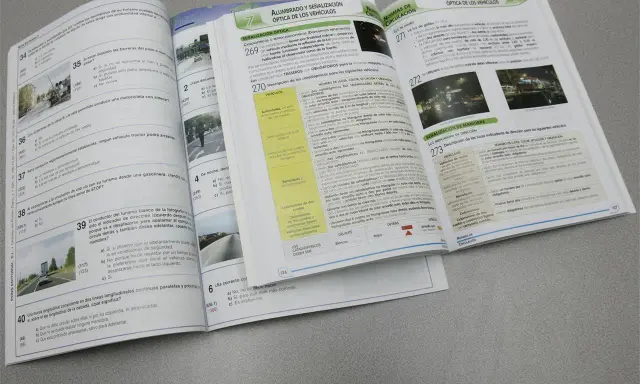 El examen de conducir tiene 273 preguntas.