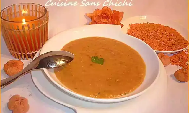 Soupe lentilles corail : la recette facile et saine en moins de 30 min