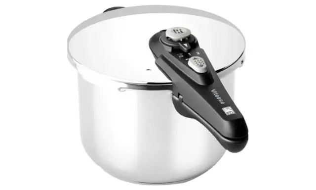 Olla a presión Vitesse, ideal para entender la diferencia entre olla express y olla a presión. Cocina rápido y seguro.