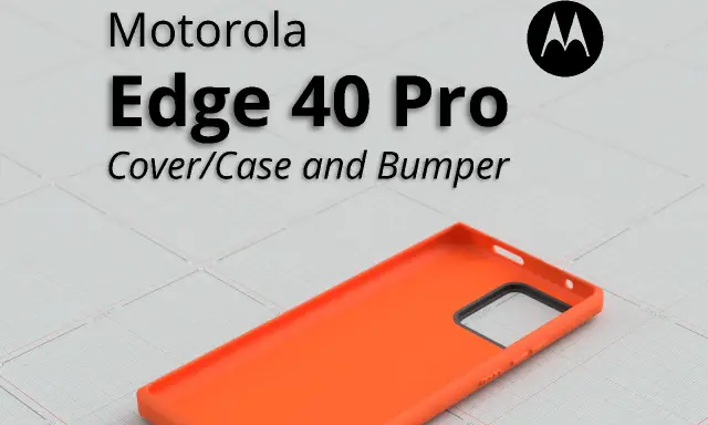 Pomarańczowe etui Motorola Edge 40 Pro, idealne do ochrony Twojego telefonu.