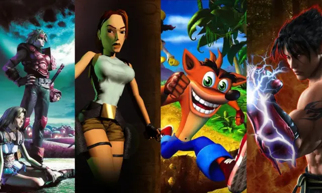 Lara Croft, Crash Bandicoot, Jin Kazama i inni bohaterowie z najlepszych gier na PS1.