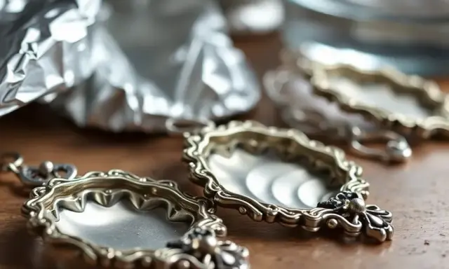 Jak wyczyścić srebrną biżuterię folią aluminiową i przywrócić jej blask