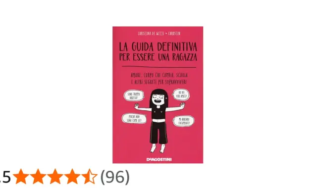 Copertina di "La Guida Definitiva per Essere una Ragazza", uno dei libri da leggere assolutamente moderni, con illustrazioni e recensioni.