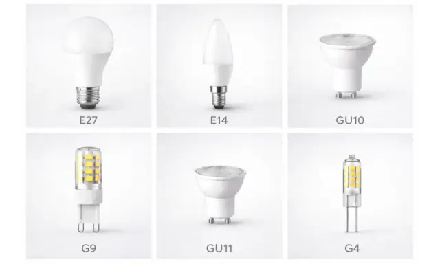 Różne rodzaje żarówek LED: E27, E14, GU10, G9, GU11, G4. Dowiedz się, ile lumenów ma żarówka, wybierając odpowiedni model.