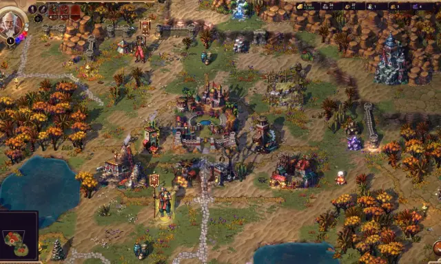 Strategia fantasy z widokiem z góry, gdzie budujesz miasto i prowadzisz armię. Słychać pieśni podboju!