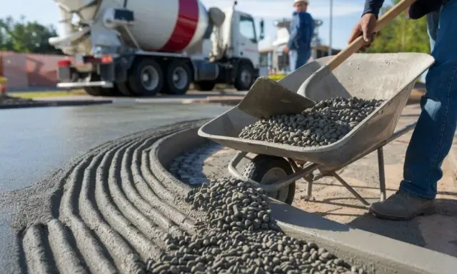 Suchy beton pod krawężniki: krok po kroku do trwałego montażu!