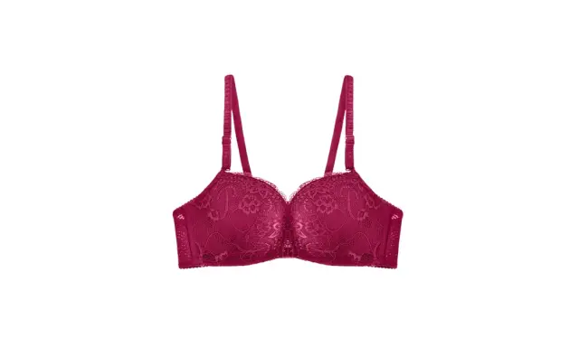 Reggiseno bordeaux in pizzo, un capo che definisce il bralette significato: eleganza e comfort.