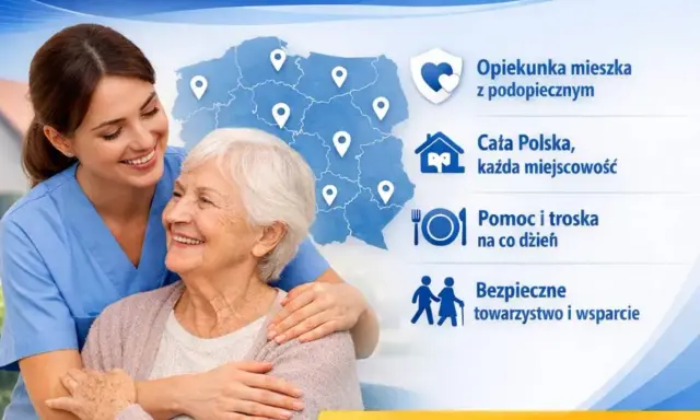 Szukasz informacji, jak uzyskać opiekę nad osobą starszą? Zobacz, jak zapewnić pomoc i troskę na co dzień, bezpieczne towarzystwo i wsparcie w całej Polsce.