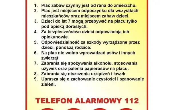 Plac zabaw: Kto może wejść? Regulamin, bezpieczeństwo i dobre maniery.