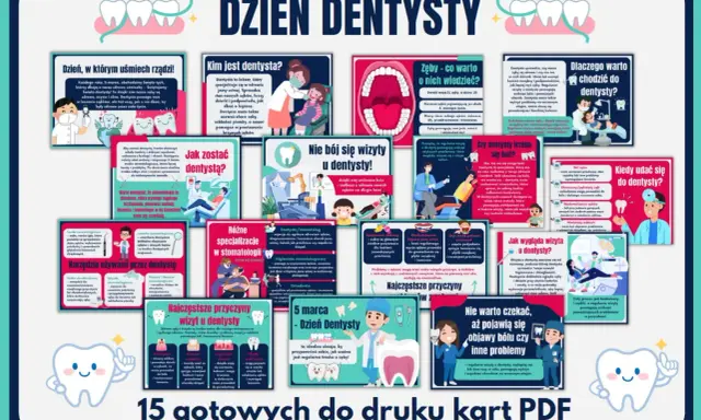 5 marca - Dzień Dentysty! Dowiedz się, kim jest dentysta, dlaczego warto chodzić na wizyty i jak dbać o uśmiech.