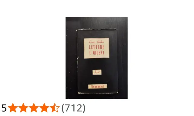 Copertina di "Lettere a Milena" di Franz Kafka, un classico tra i libri da leggere.