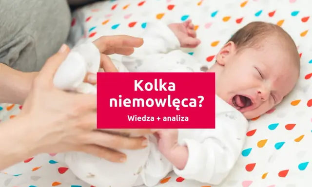 Płaczące niemowlę, któremu rodzic masuje brzuszek. Czy to kolka? Wiedza i analiza pomogą znaleźć rozwiązanie.