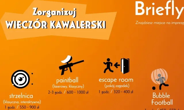Pomysły na kawalerski: strzelnica, paintball, escape room, Bubble Football. Zorganizuj niezapomniany wieczór!
