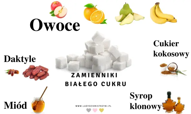 Owoce, daktyle, miód, cukier kokosowy i syrop klonowy to naturalne sposoby, czym zastąpić cukier.