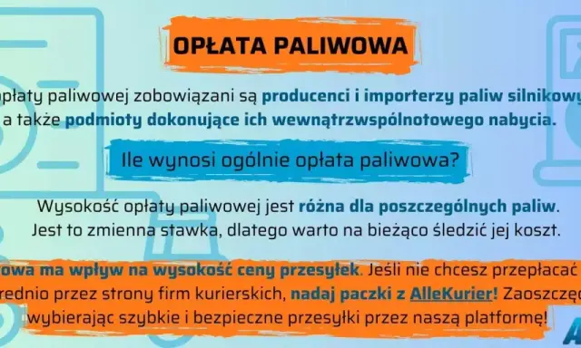 Oplata paliwowa wpływa na koszty przesyłek. Nie przepłacaj, nadaj paczki z AlleKurier i oszczędzaj!