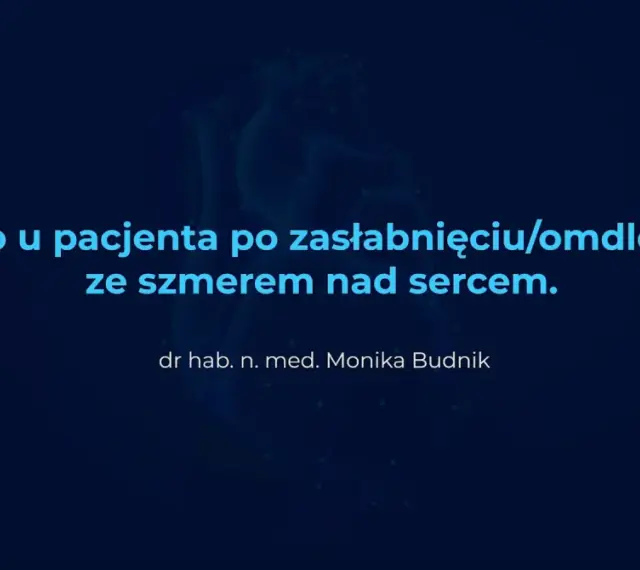 Echo serca u pacjenta po zasłabnięciu/omdleniu ze szmerem. Diagnostyka omdlenia ICD-10.
