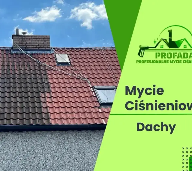 Profesjonalne mycie dachu ciśnieniowe. Sprawdź, jaka jest mycie dachu cena za m2 i odśwież swój dach!