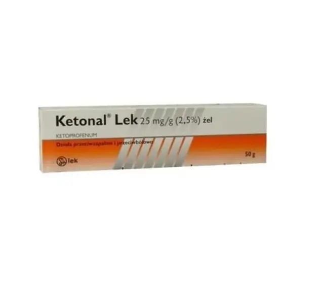 Ketonal Lek żel 25 mg/g, 50g. Działa przeciwzapalnie i przeciwbólowo. Idealny na ból stawów i mięśni, wsparcie w diecie opokan keto.