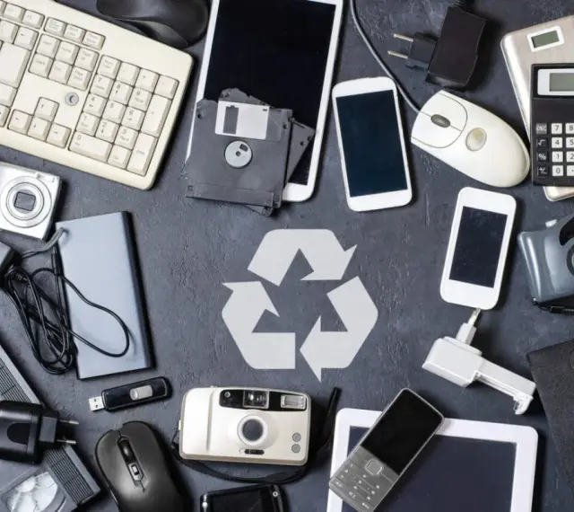 Klawiatura, myszki, telefony, aparat, dyskietki, ładowarki, kalkulator, tablet, powerbank, kamera VHS – to wszystko zaliczamy do elektrośmieci.