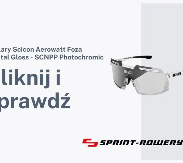 Okulary Scicon Aerowatt Foza Crystal Gloss z soczewkami fotochromatycznymi. Kliknij i sprawdź.