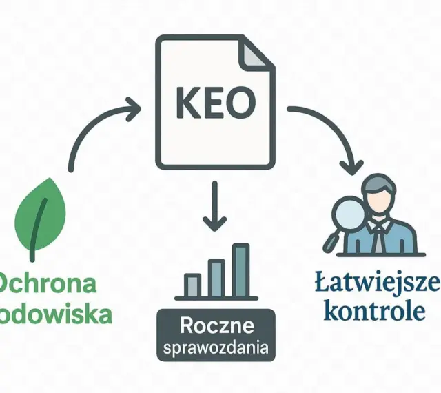 KEO ułatwia ochronę środowiska, roczne sprawozdania i łatwiejsze kontrole. To jak kod ex BDO dla ekologicznych firm.