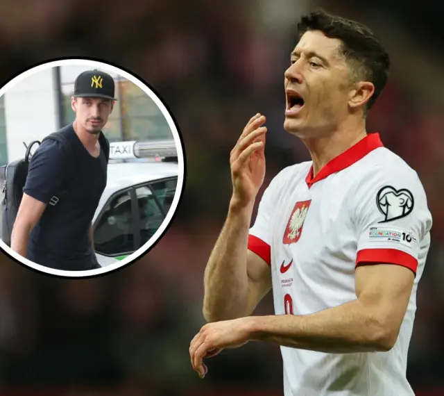 Robert Lewandowski i Piotr Zieliński, dwaj wybitni polscy piłkarze, w akcji.