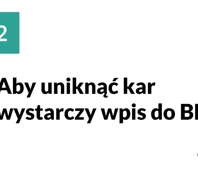Aby uniknąć kar, wystarczy wpis do BDO. MIT 2.