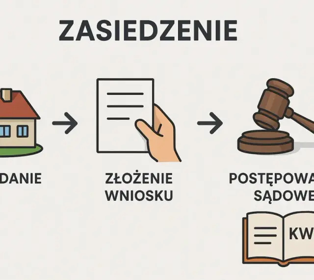 Proces sądowy: posiadanie domu, złożenie wniosku, postępowanie sądowe. Dowody KPK są kluczowe.