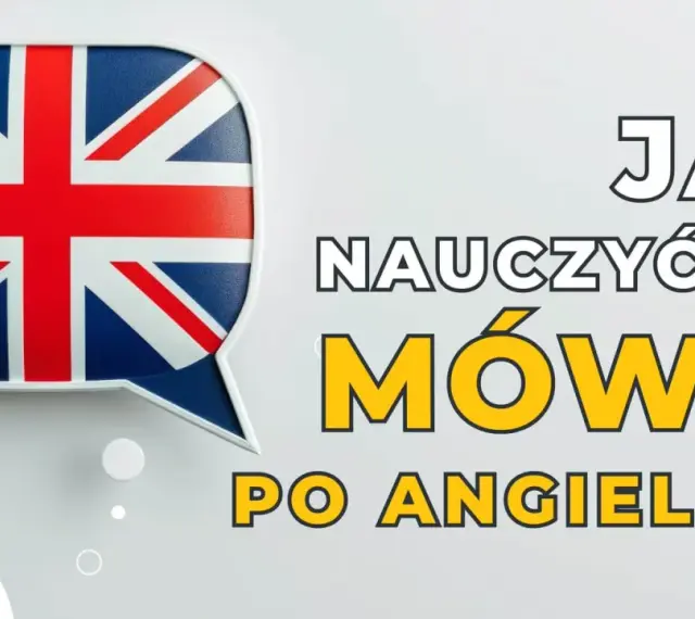 Dymek z flagą Wielkiej Brytanii. Napis: "Jak nauczyć się mówić po angielsku". To może być Twoje nowe hobby!