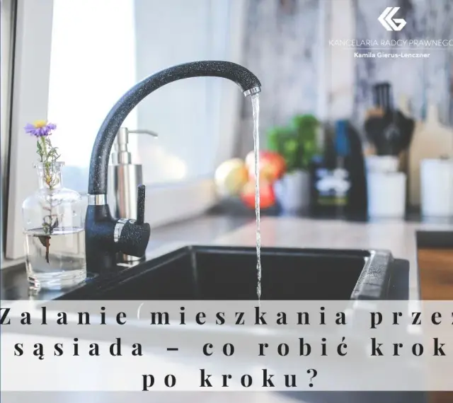 Zalane mieszkanie przez sąsiada? Co robić krok po kroku