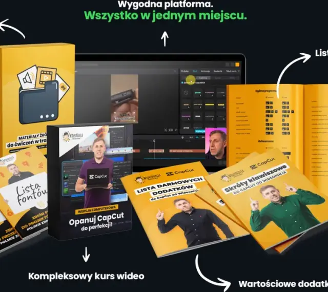 Opanuj CapCut za darmo z materiałami do nauki, listą czcionek, dodatków i skrótów klawiszowych.