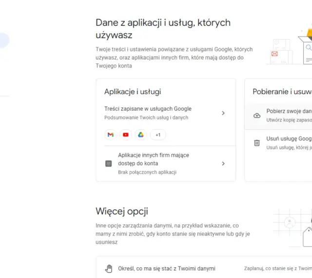 Jak usunąć konto Gmail? Na stronie "Dane i prywatność" znajdziesz opcję "Usuń usługę Google", która pozwoli Ci pozbyć się konta.