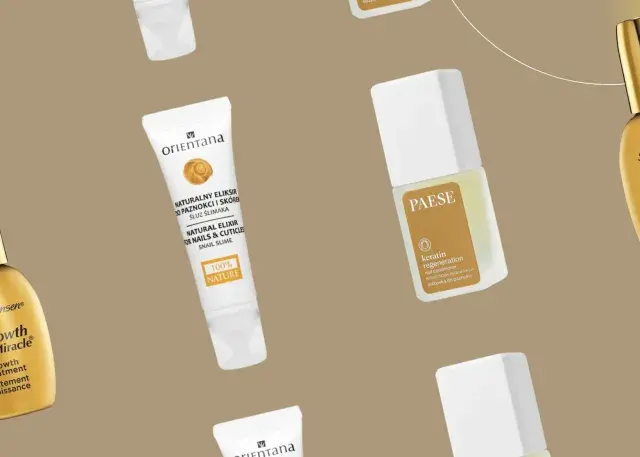 Najlepsza odżywka do paznokci z apteki: Sally Hansen Nailgrowth Miracle, PAESE Keratin Regeneration i Orientana Naturalny Eliksir.