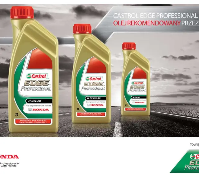 Olej Castrol EDGE Professional H 5W30 LL do silników Hondy. Idealny wybór dla Twojego auta.
