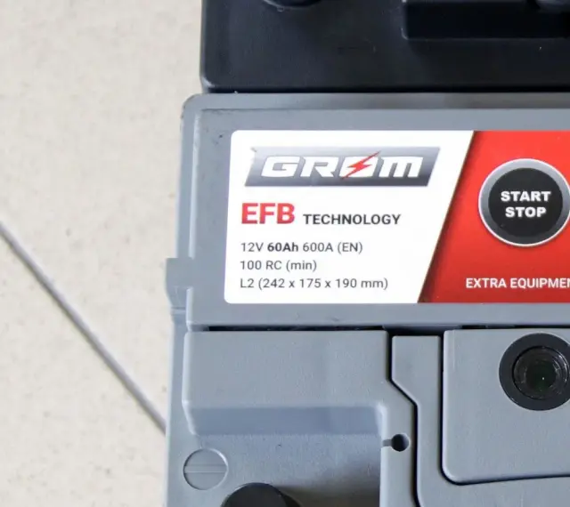 Akumulator GRAM EFB 12V 60Ah 600A z technologią Start-Stop. Dobry wybór w rankingu akumulatorów.