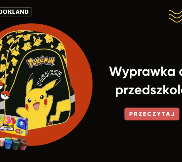Plecak z Pikachu i farby plakatowe – idealna wyprawka do przedszkola dla małego fana Pokemonów.