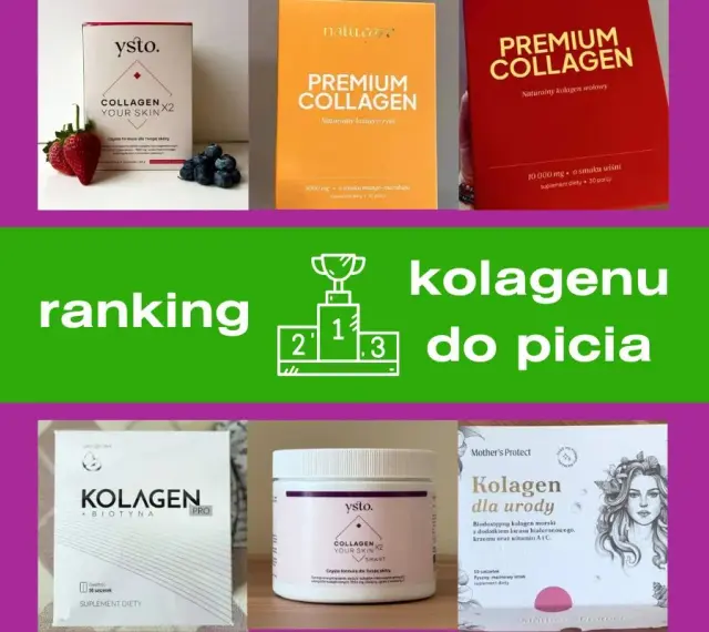 Ranking najlepszych produktów, które pokazują, co to jest kolagen. Wiele marek oferuje kolagen do picia.