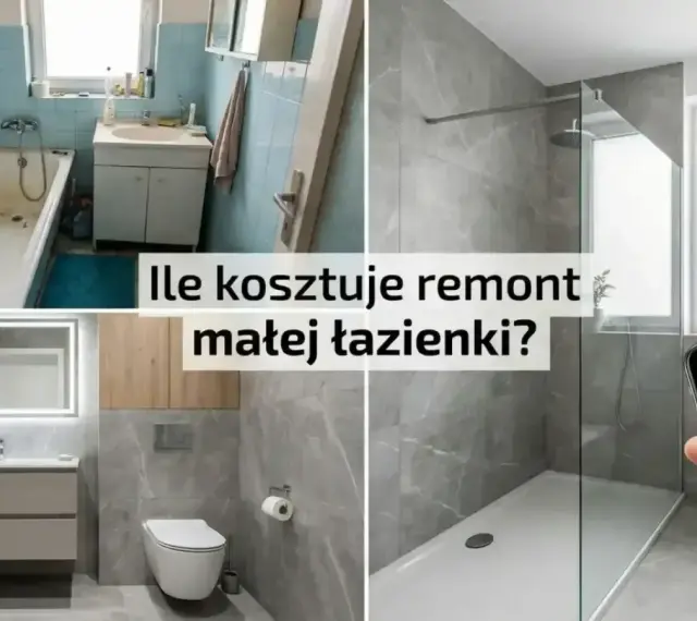 Przed i po remoncie małej łazienki. Sprawdź, jaki jest koszt remontu łazienki 3m2.