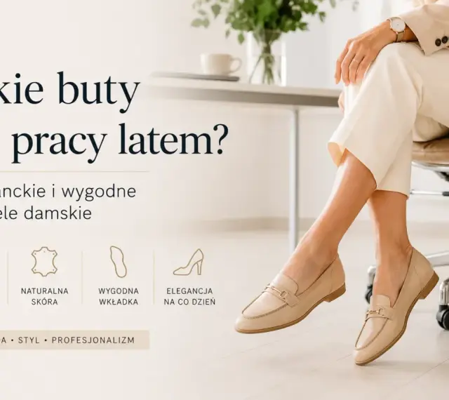 Jakie buty na lato do pracy? Eleganckie, beżowe mokasyny damskie ze skóry naturalnej, zapewniające lekkość i komfort.