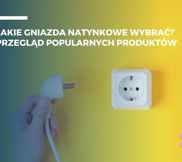 Jakie gniazda natynkowe wybrać? Przegląd popularnych produktów. Dłoń trzyma wtyczkę i żarówkę, obok gniazdko.