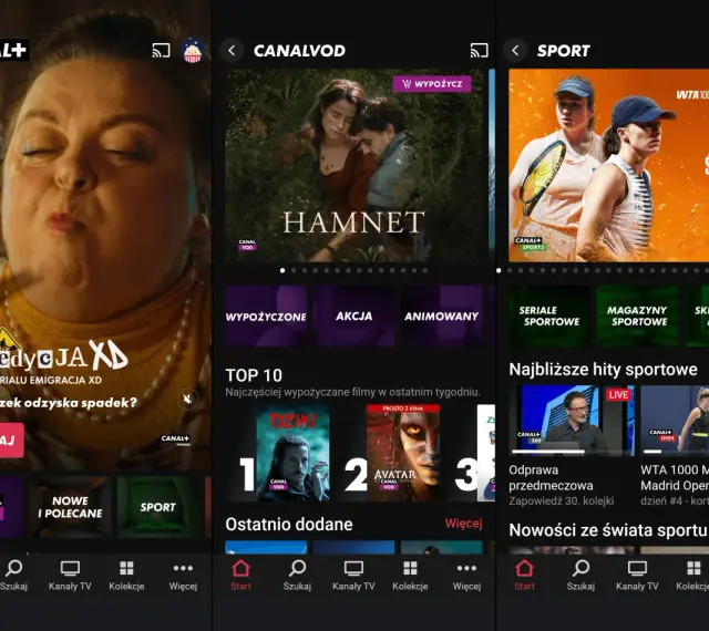 Aplikacja CANAL+ pozwala na oglądanie telewizji przez internet. Zobacz najnowsze filmy, seriale i transmisje sportowe.