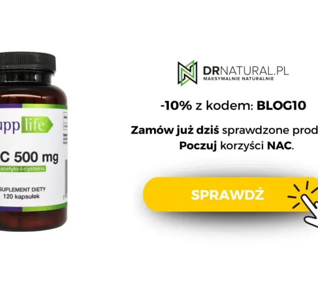 Suplement diety NAC 500 mg od Supplife. Zamów już dziś i poczuj korzyści NAC. Sprawdź!