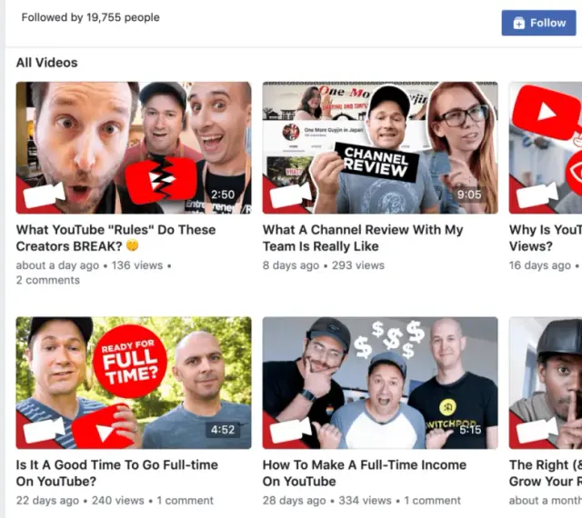 Strona "Video Creators" z filmami na YouTube. Zobacz, co to jest thumbnail i jak tworzyć angażujące treści.