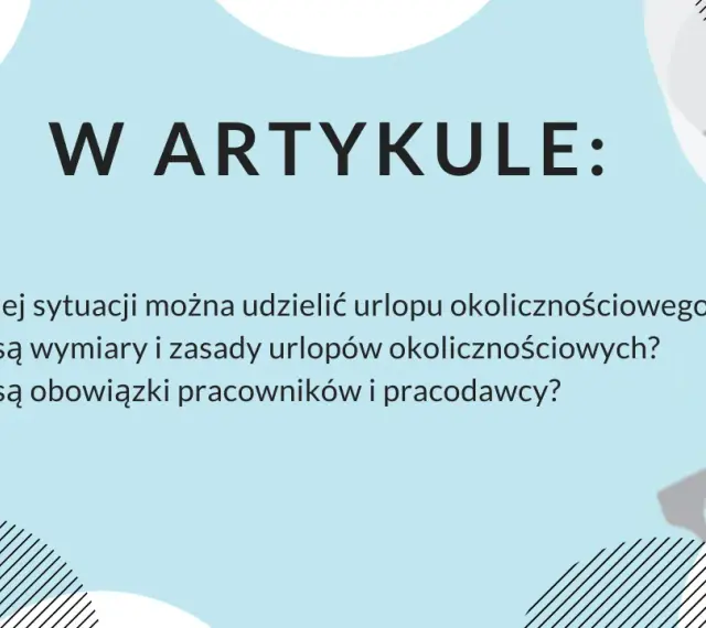 W artykule: urlop okolicznościowy urodzenie dziecka, jego wymiary, zasady i obowiązki.