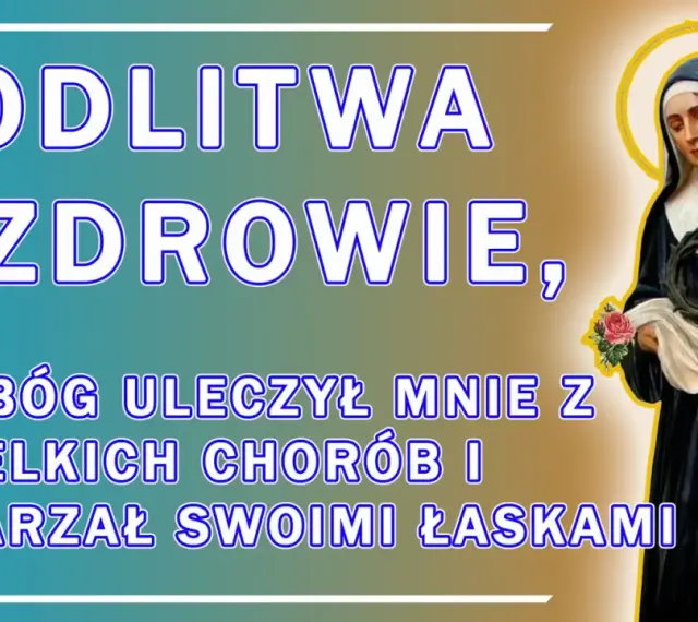 Modlitwa o uzdrowienie kogoś, aby Bóg obdarzył łaskami. Święta z koroną cierniową i różami.