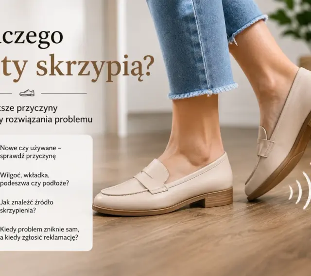 Dowiedz się, co zrobić, żeby buty nie skrzypiały. Sprawdź najczęstsze przyczyny i sposoby rozwiązania problemu.
