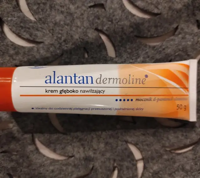 Alantan dermoline – krem głęboko nawilżający z mocznikiem i d-pantenolem, idealny do suchej i podrażnionej skóry. 50g.