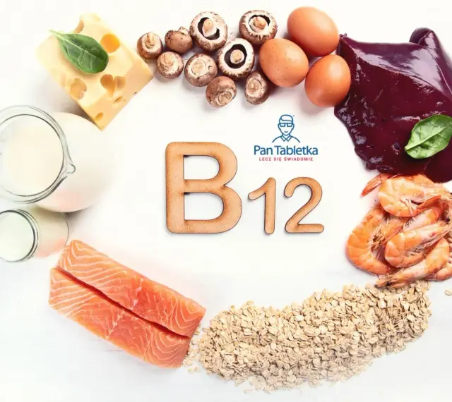 Witaj w świecie witaminy B12! Pomaga w produkcji czerwonych krwinek, wspiera układ nerwowy i metabolizm. Znajdziesz ją w rybach, jajach, mleku, serze, wątróbce i krewetkach.