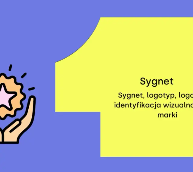Znak graficzny: dłonie trzymające gwiazdę, symbolizującą sygnet i identyfikację wizualną marki.